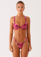 Airlie Scrunch Bikini Bottoms - Lavender Lagoon