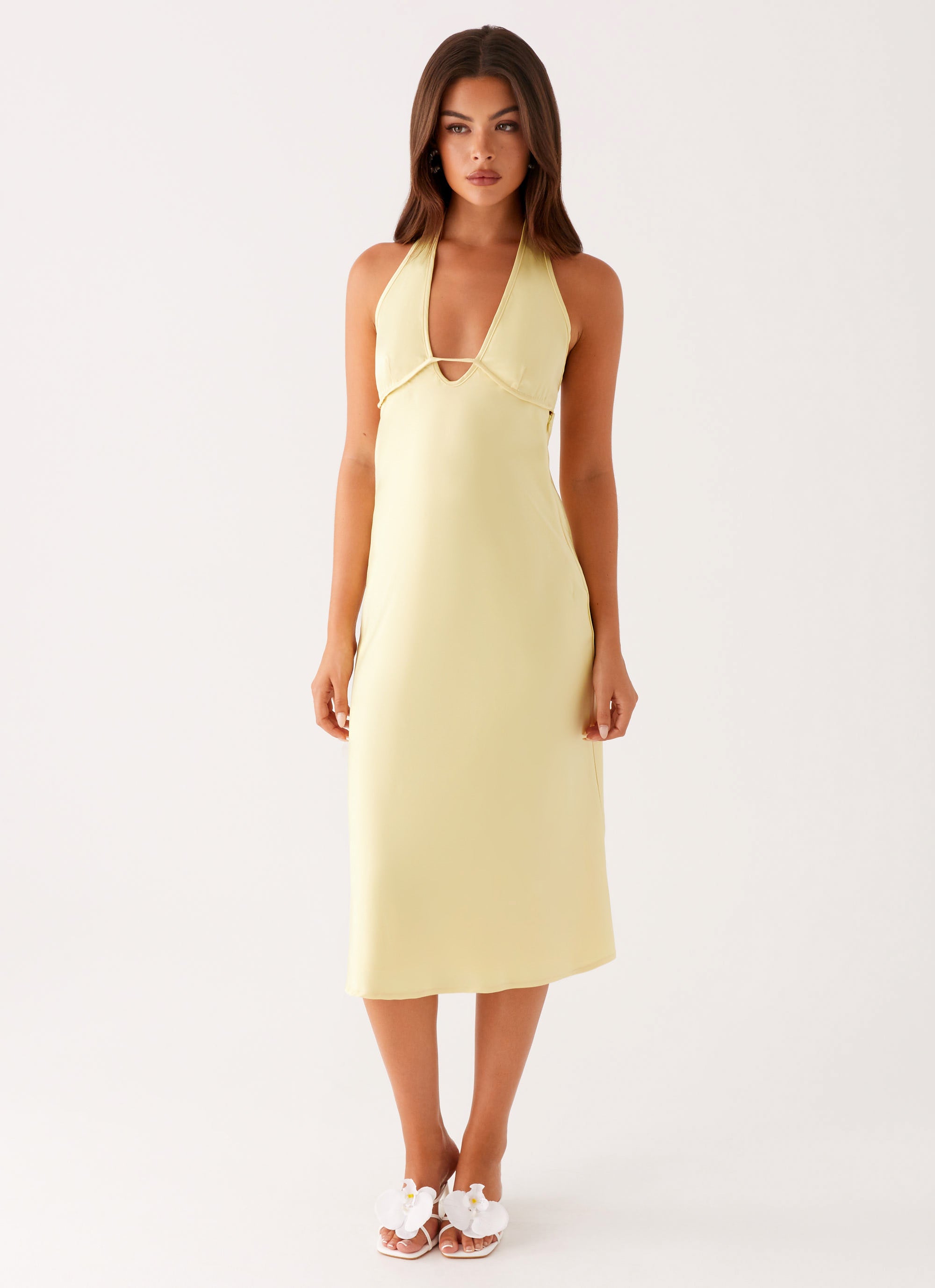 Davies Midi Dress - Yellow