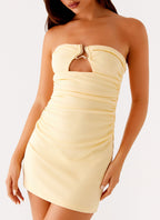 Simeon Mini Dress - Yellow
