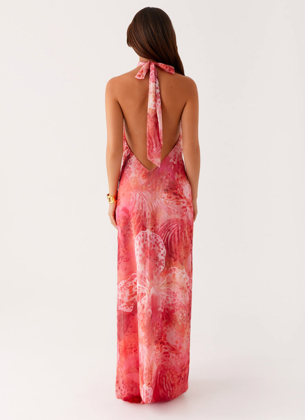California Maxi Dress - Flamingo Fling