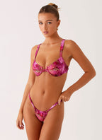 Airlie Balconette Bikini Top - Lavender Lagoon