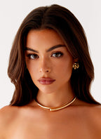 Raven Necklace - Gold