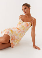 Abby Mini Dress - Floral Print