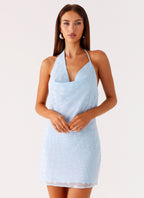 About Today Mini Dress - Blue