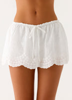 Addictive Mini Skort - White