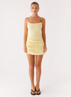 Adella Mini Dress - Yellow