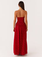 Adira Maxi Dress - Red