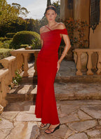 After This Maxi Dress - Raspberry