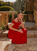 After This Maxi Dress - Raspberry