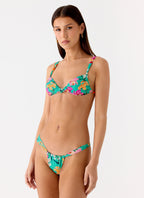 Airlie Scrunch Bikini Bottoms - Jungle Bloom