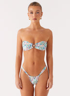 Airlie Scrunch Bikini Bottoms - Santorini Floral