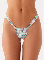 Airlie Scrunch Bikini Bottoms - Santorini Floral