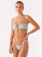 Airlie Scrunch Bikini Bottoms - Santorini Floral