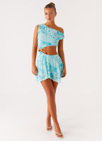 Aletta Sequin Mini Dress - Blue