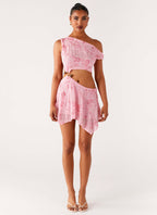 Aletta Sequin Mini Dress - Pink