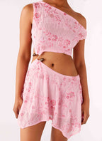 Aletta Sequin Mini Dress - Pink