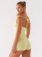 Aliah Knit Top - Yellow