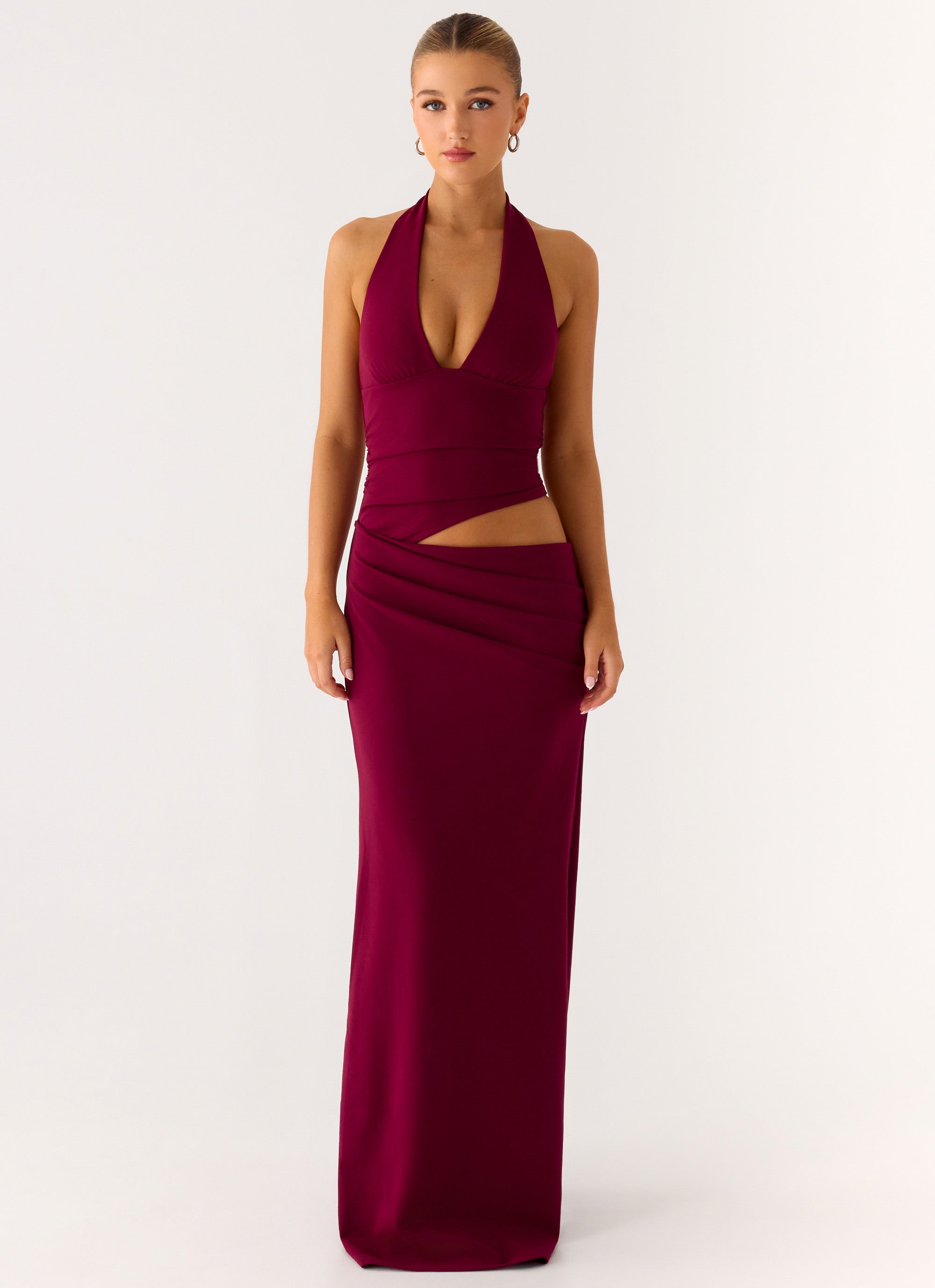 Almost Love Maxi Dress - Plum