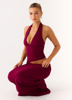 Almost Love Maxi Dress - Plum