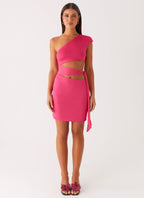 Amara Mini Dress - Hot Pink