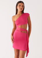 Amara Mini Dress - Hot Pink