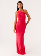 Amari Maxi Dress - Raspberry
