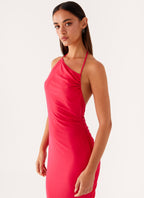 Amari Maxi Dress - Raspberry