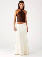 Amber Light Top - Chocolate