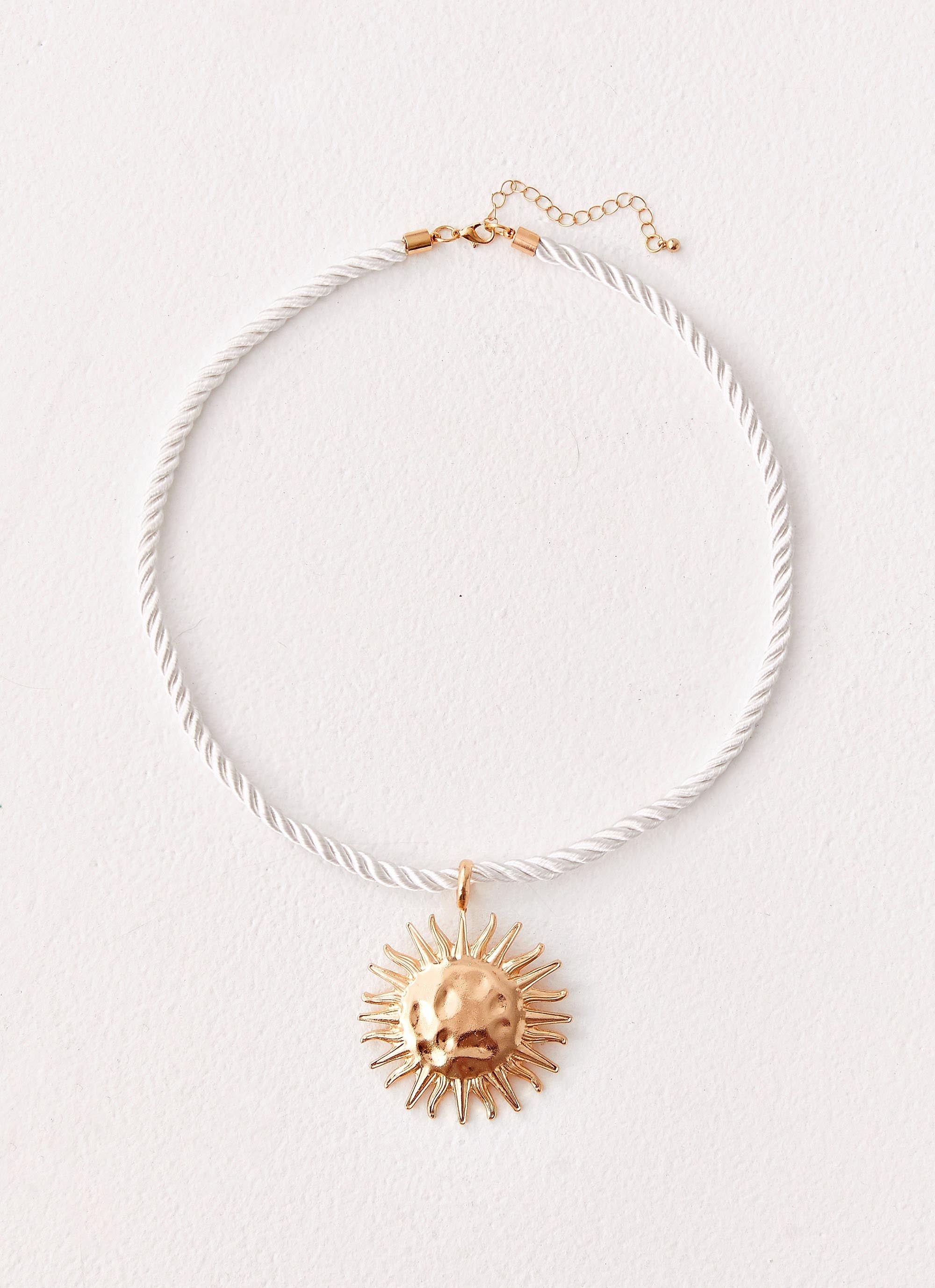 Amber Necklace - Gold