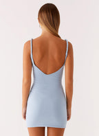 Anastasia Mini Dress - Blue