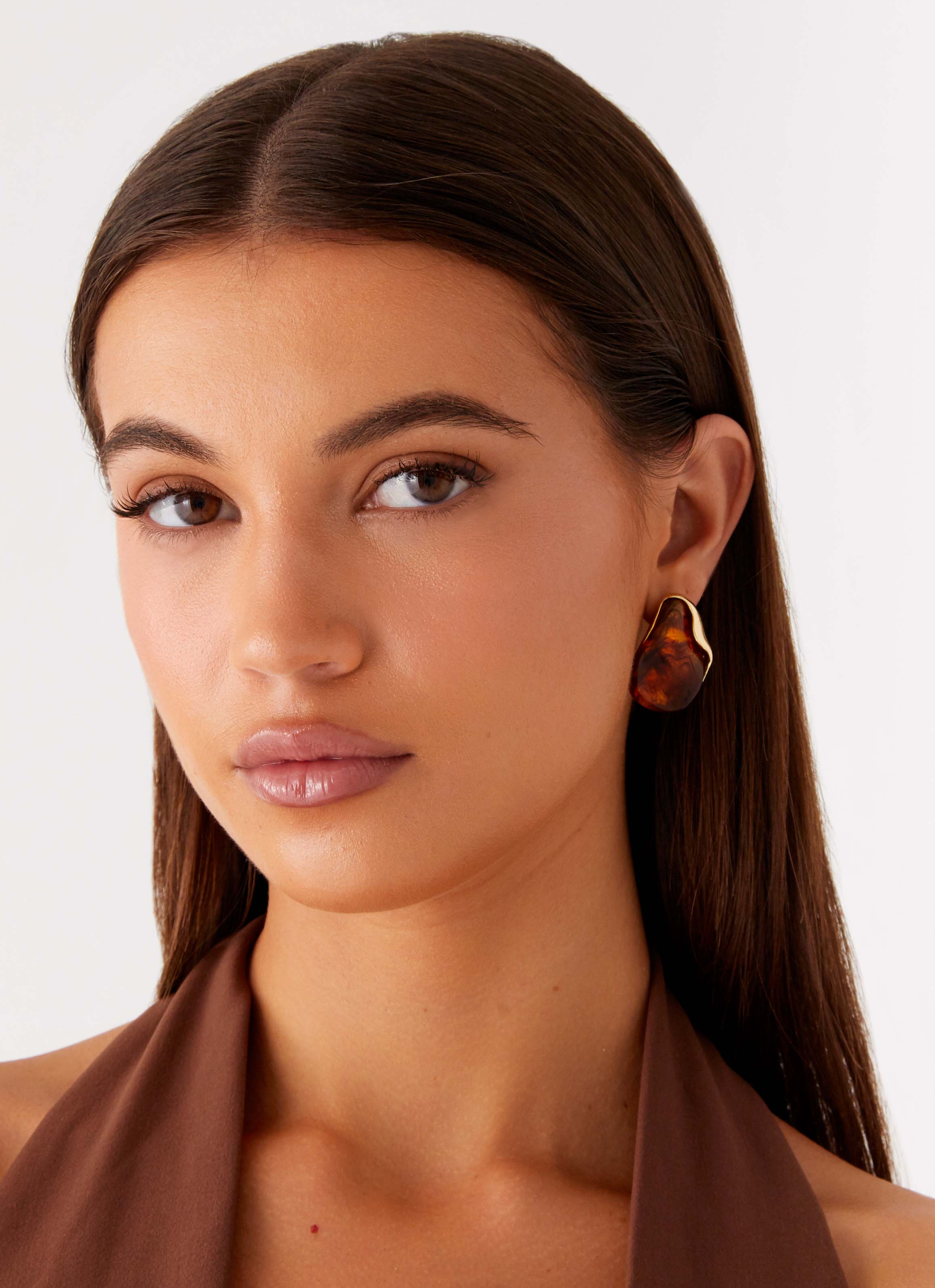 Andra Earrings - Tort