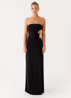 Anetta Maxi Dress - Black