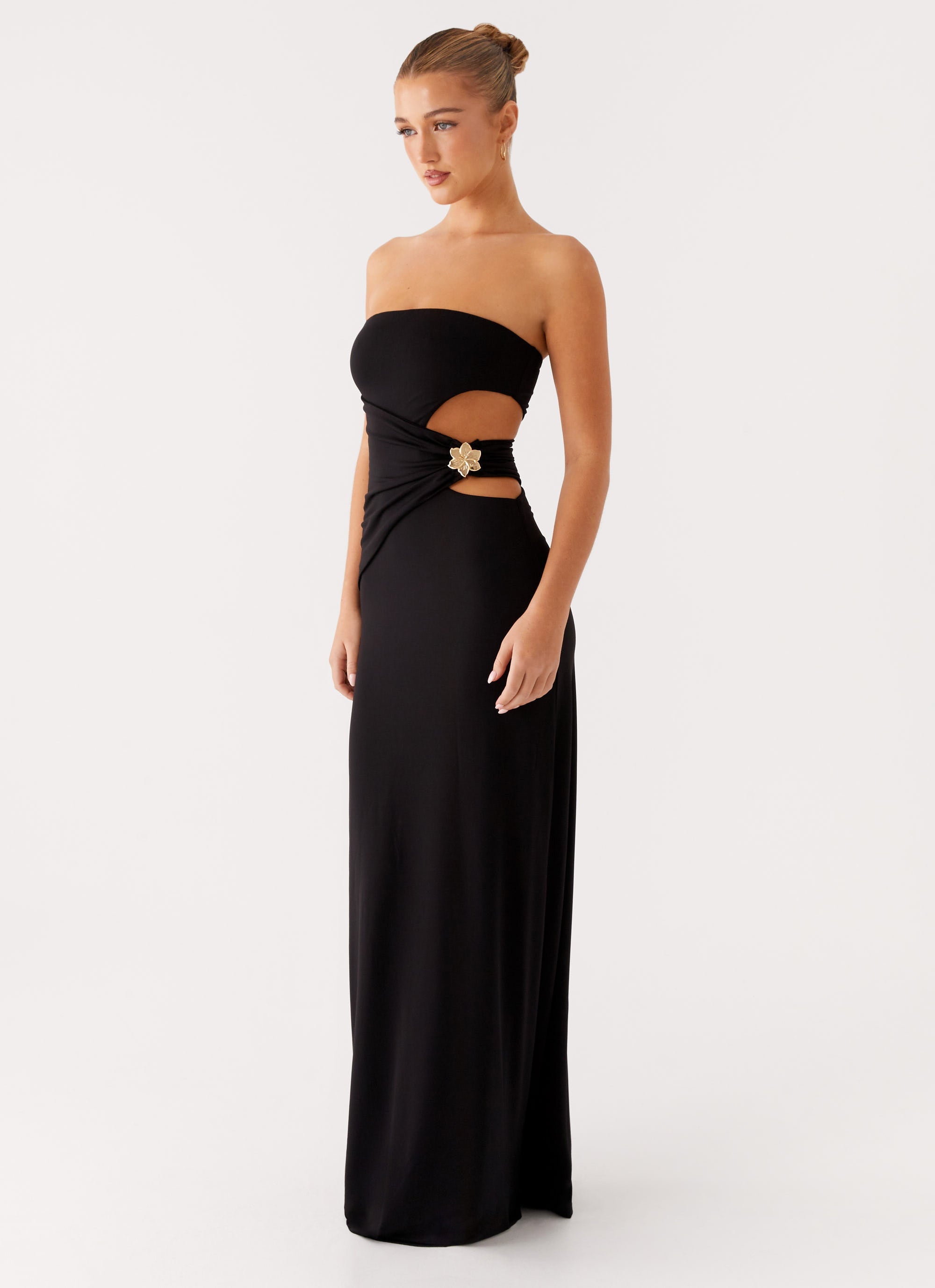 Anetta Maxi Dress - Black