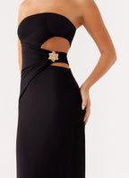 Anetta Maxi Dress - Black