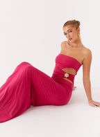 Anetta Maxi Dress - Fuchsia