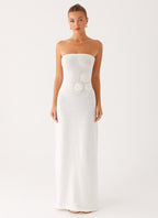 Arli Strapless Maxi Dress - Ivory