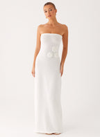 Arli Strapless Maxi Dress - Ivory