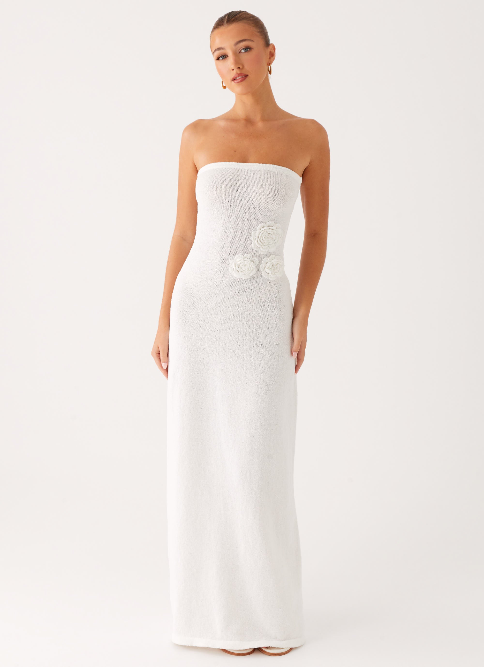 Arli Strapless Maxi Dress - Ivory