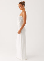 Arli Strapless Maxi Dress - Ivory