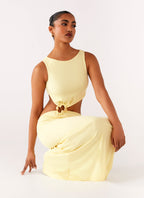 Aruba Hardware Maxi Dress - Yellow