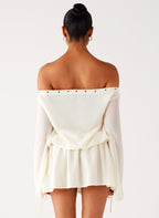 Astaria Mini Dress - Ivory