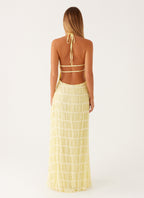 Aullie Maxi Dress - Yellow