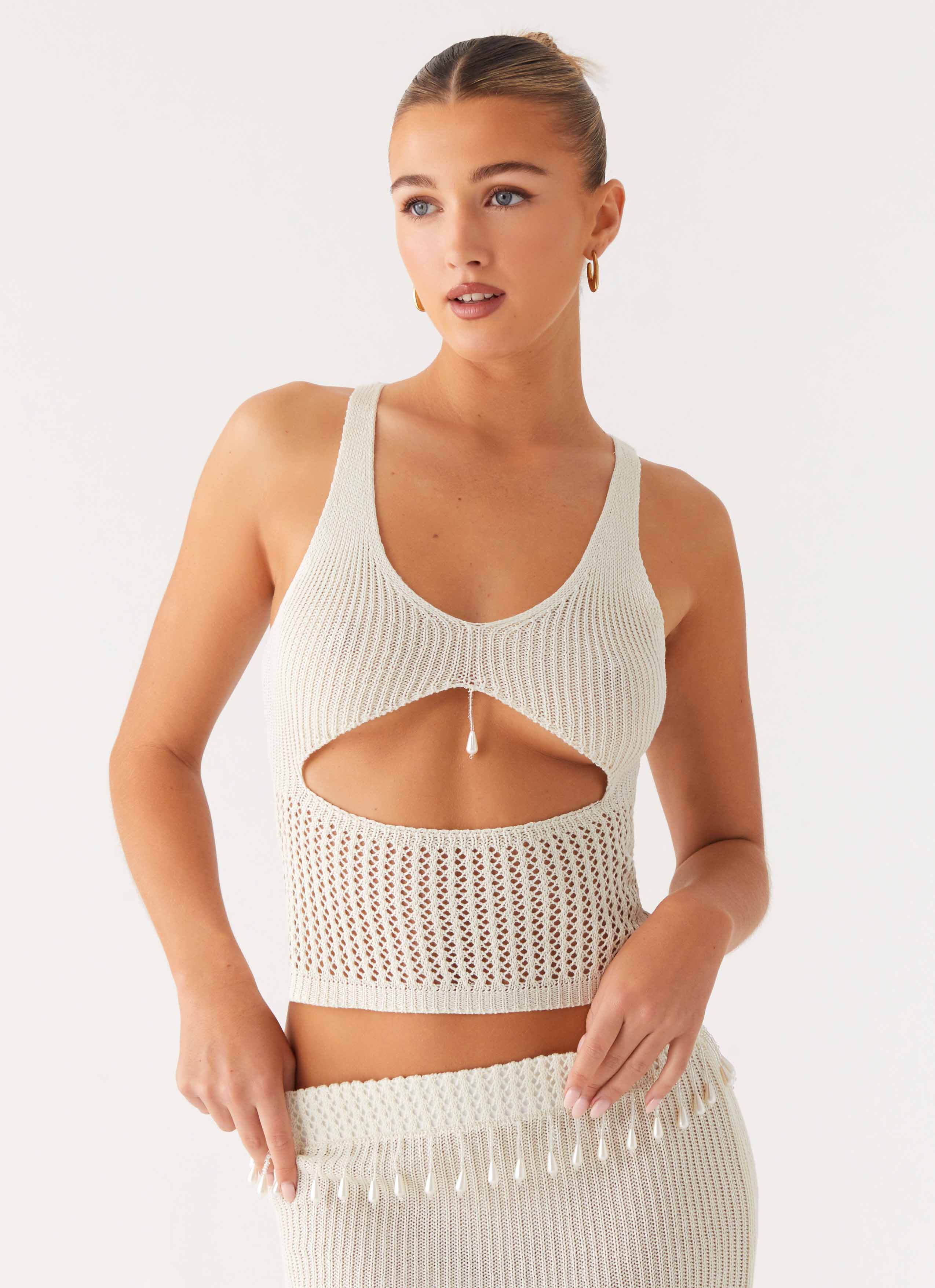Basilia Knit Top - Off White