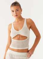 Basilia Knit Top - Off White