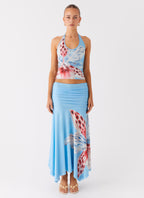 Bernie Halter Top - Deep Sea Bloom
