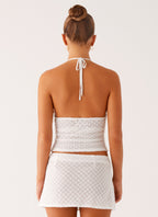 Bernie Halter Top - Ivory