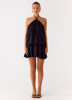 Bet You Wanna Mini Dress - Black