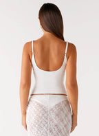 Blondie Tank Top - White