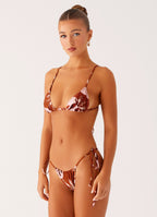 Calista Bikini Bottoms - Cinnamon Palm