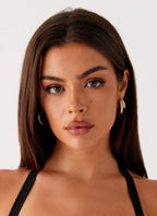 Cannon Earrings - Gold/Silver